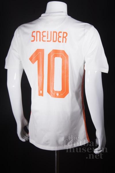 Wesley  Sneijder   Match Worn Netherlands Shirt